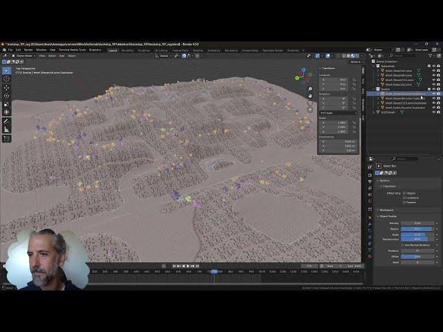 Beginner Blender Tutorial for Wreckfest (Part VI: Random Tree Placement with Scatter Objects Tool)