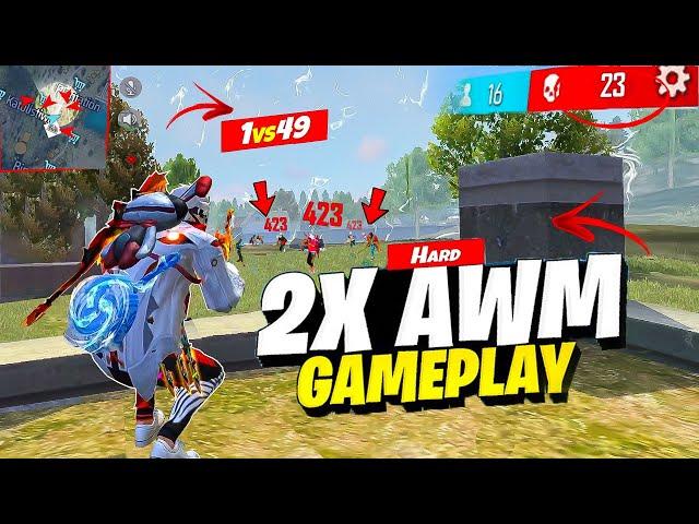 Sniper Mode Is On  24 Kills Double Awm Solo vs Squad Op Gameplay Free Fire