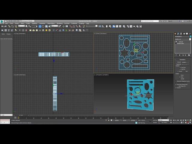 (9) 3d max - tutorial -  Создание перегородки