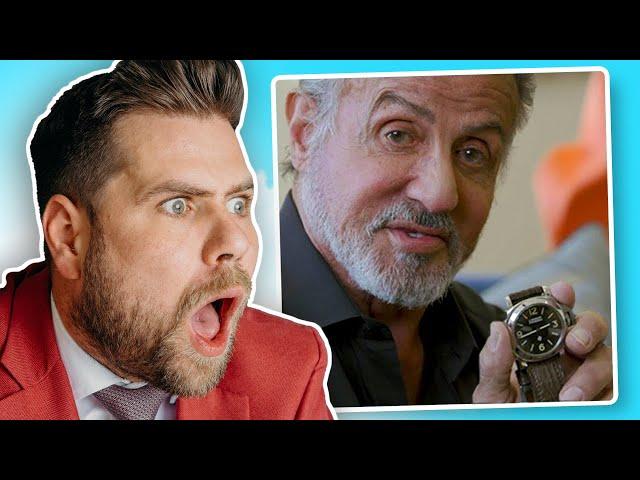 Watch Expert Reacts To Sylvester Stallone's Collection