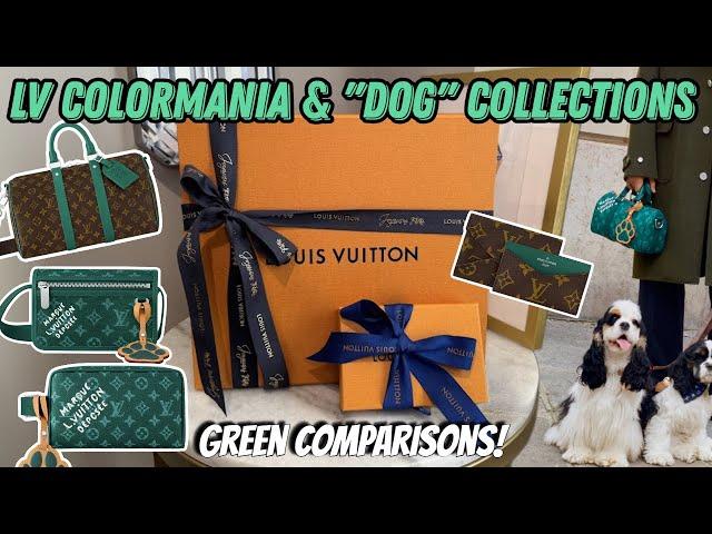 Louis Vuitton Green Unboxing! Try-ons, Color Comparisons w/ Hermès | Colormania, S/S Dog Collection