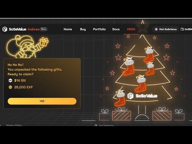 CLAIM YOUR SOSO XMAS GIFT  AND WITHDRAW TO BYBIT  POSITION FOR AIRDROP