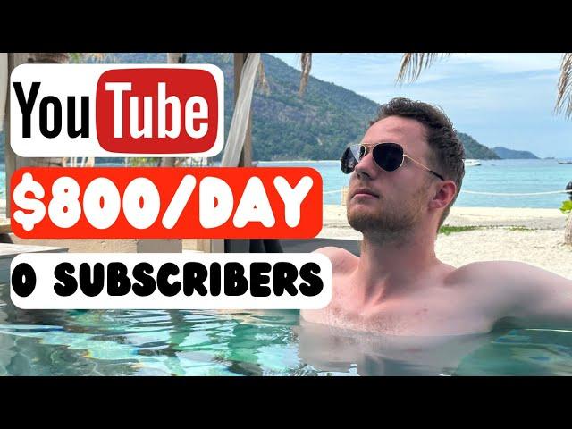 How To Make $800 In 1 Day With YouTube Channel (No Subscribers) Make Money Online