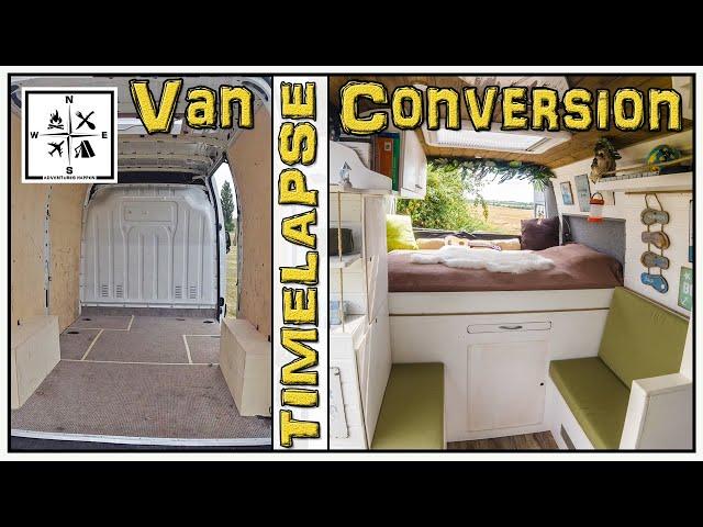 VAN CONVERSION Timelapse - 11 Month in 27 Minutes | DIY Renault Master Campervan with SHOWER CABIN