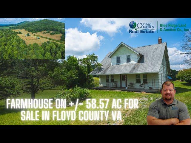 SOLD - Farmhouse with Acreage for Sale in Floyd County VA