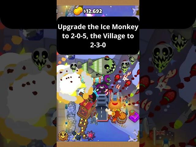 BTD6 | Advanced Challenge | Chimps Mode Came Early this Year! | January 01, 2025 #shorts