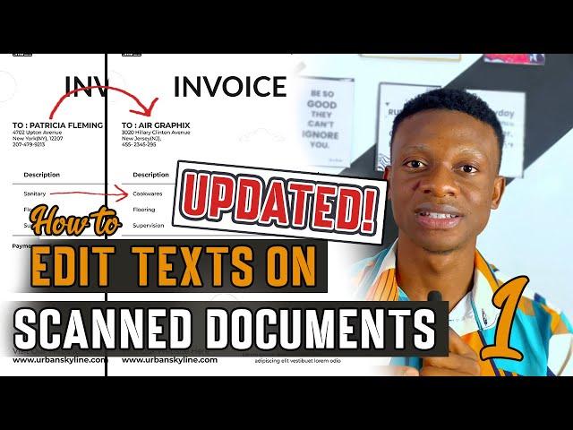 Avoid Mistakes: Editing Text on Scanned Documents in Photoshop