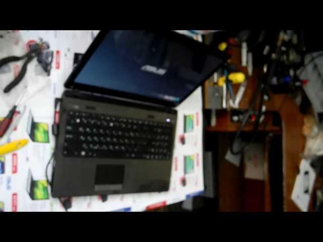 Разборка чистка и замена корпуса ноутбука Asus K53T