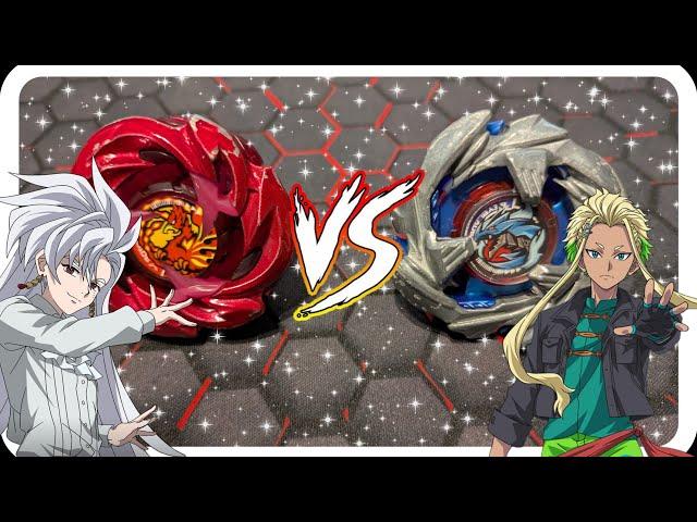 TOP BLADERS!! Phoenix Rudder vs Cobalt Dragoon -Burn vs Chrome- | Beyblade X Battle! ベイブレード X