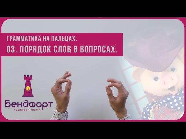 Грамматика на пальцах | Порядок слов в вопросах