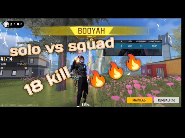 live TikTok 18 kill solo vs squad// #freefire #garenafreefire