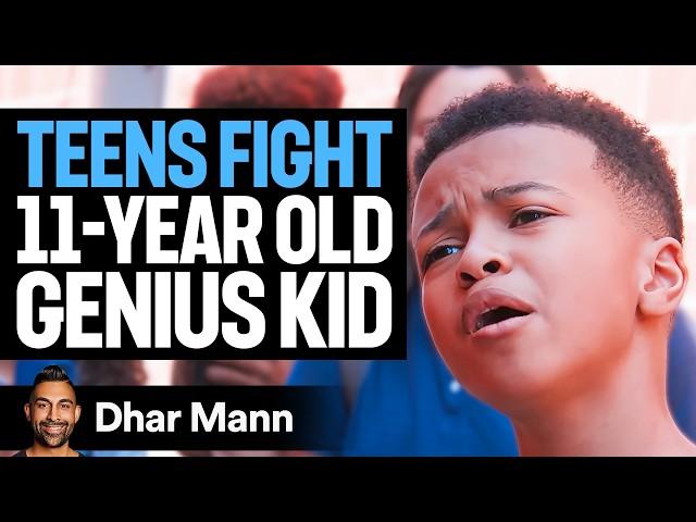 TEENS FIGHT 11-Year-Old GENIUS KID | Dhar Mann