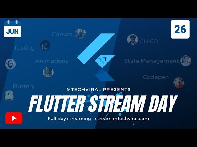 Flutter Stream Day Season 1 | World Youtube Premier