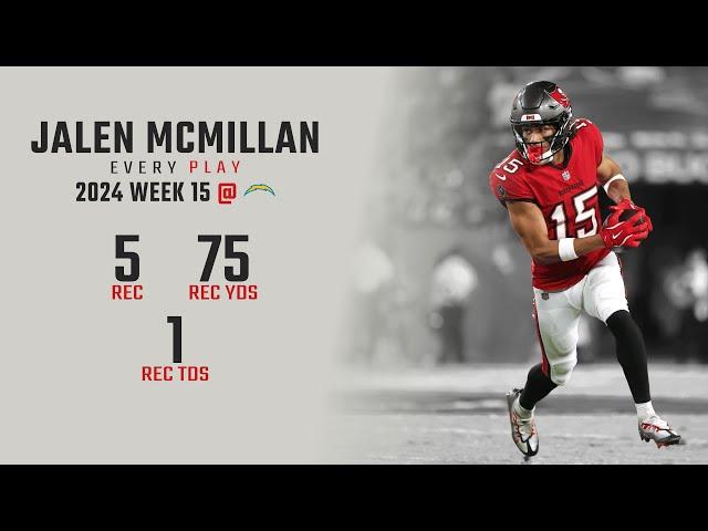 Jalen McMillan Week 15 Replay: Every Target and Catch @ Los Angeles Chargers