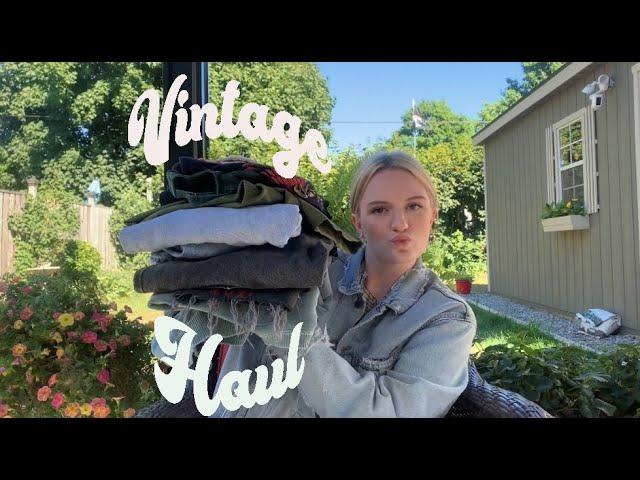 Quarantine Thrift Haul- Vintage, Levi’s, Sweaters and more!!!