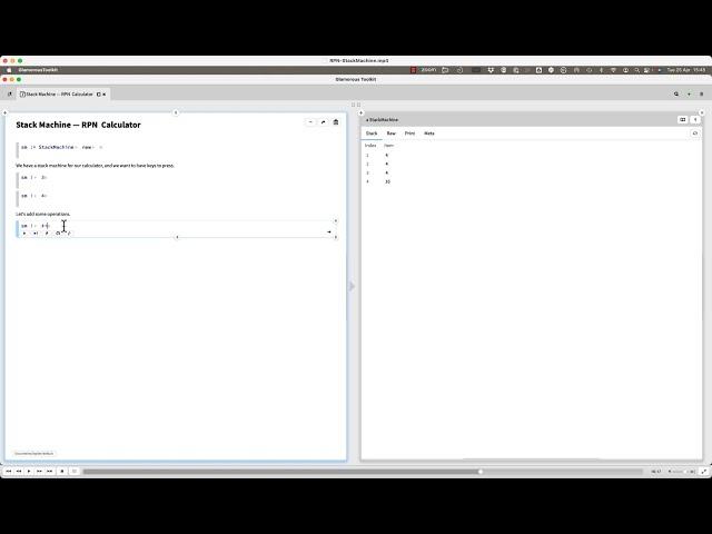 Glamorous Toolkit Live #8: Implementing an RPN Calculator