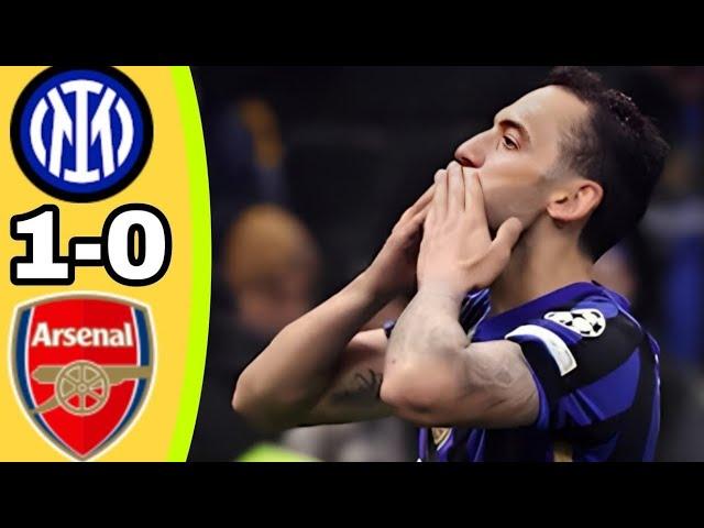 Inter Milan vs Arsenal 1-0 Highlights Download: UEFA Champions League (UCL) , 2024.US FOOTBALL TV