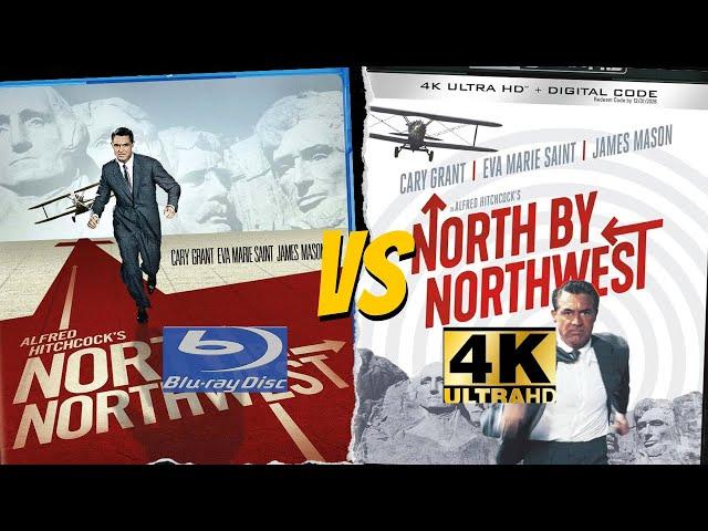 North By Northwest (1959) 4K Ultra HD VS Buray COMPARISON SIDE BY SIDE @WarnerBros