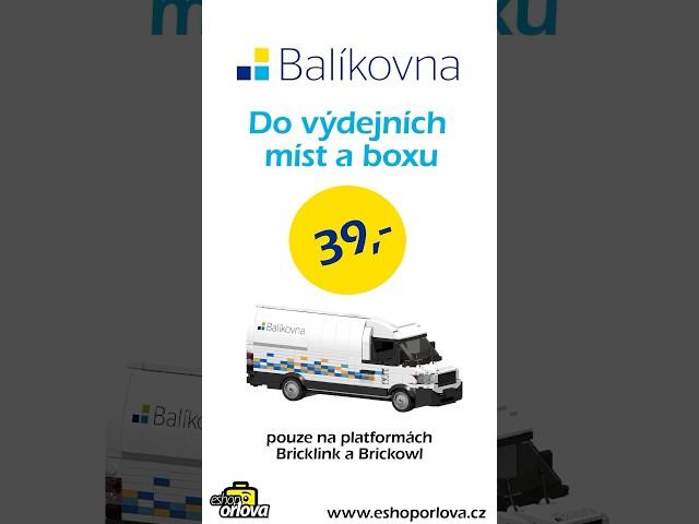 Balikovna jen za 39kč do vydejních míst a boxů  #balikovna #eshoporlova #eshop #lego #legofan