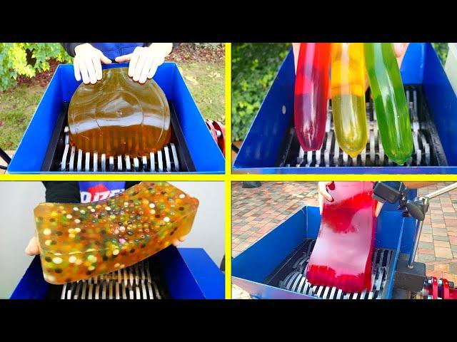 Shredding all kinds of Jelly | Satisfying ASMR Video | Gojzer