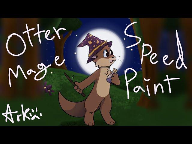 Otter Mage! || Speedpaint Commision