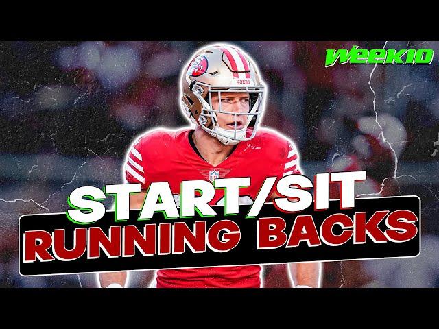 Week 10 Running Backs to START and SIT! (every matchup)