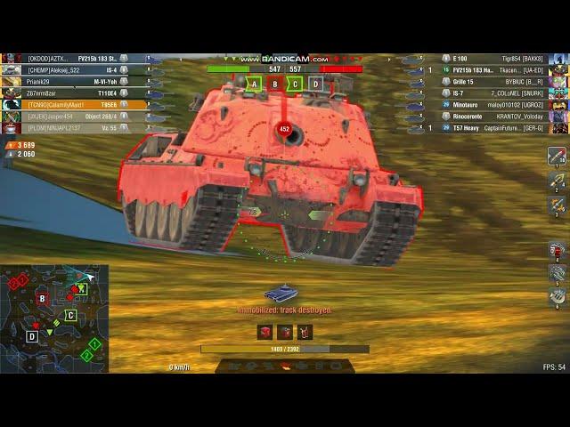 Rinoceronte/FV4202/T95E6 - World Of Tanks Blitz Replay