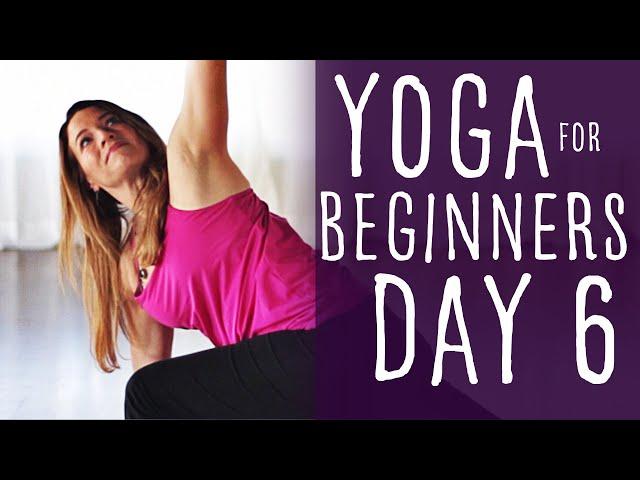 Yoga For Beginners At Home 30 Day Challenge (Day 6) 15 min