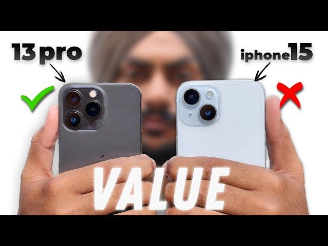 iphone 13pro 2ndHand Vs new iphone 15 Detail comparision | which one to buy ?