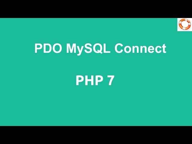 PHP 7 MySQL PDO Connect