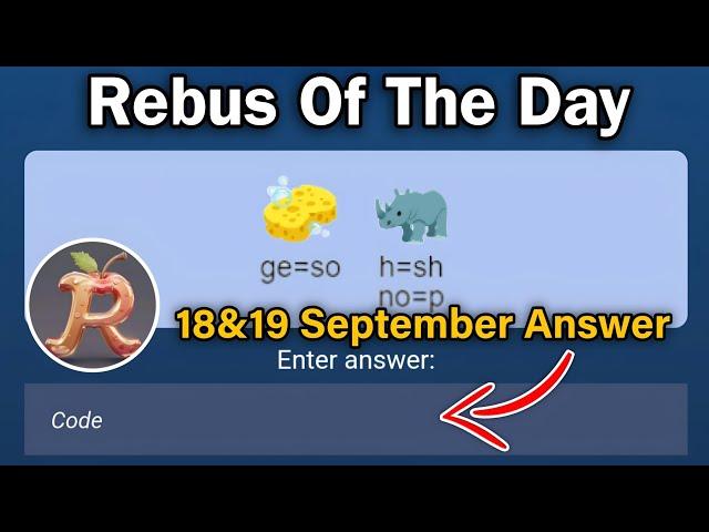 18 & 19 September X Empire Rebus of the Day Code | Rebus of the day Musk Empire | X Empire