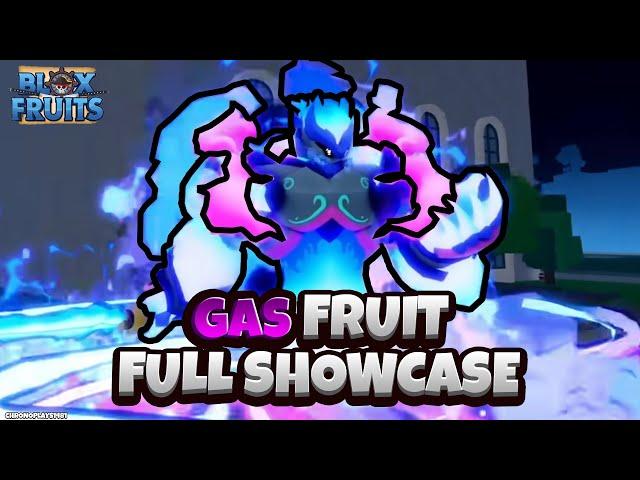 Gas Fruit FULL SHOWCASE! (Blox Fruits Dragon Update)