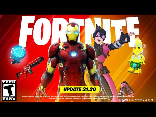 FORTNITE IRON MAN UPDATE (31.20)