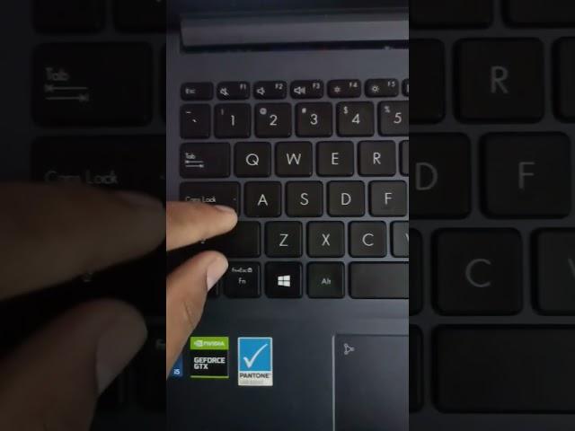 How to on the keyboard backlit of asus laptops #shorts #asus #light #viral