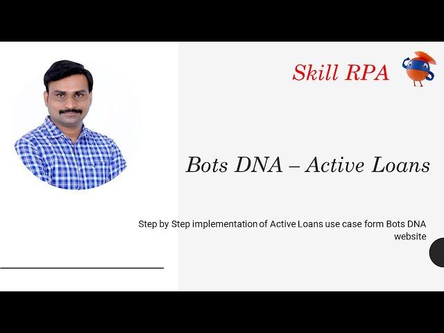 BotsDNA Active Loans Solution - English