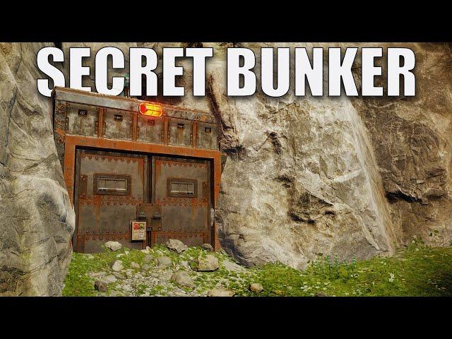 I built a secret underground bunker in rust...