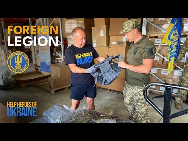 Assisting International Legion of Defense of Ukraine | Help Heroes Of Ukraine Lviv warehouse