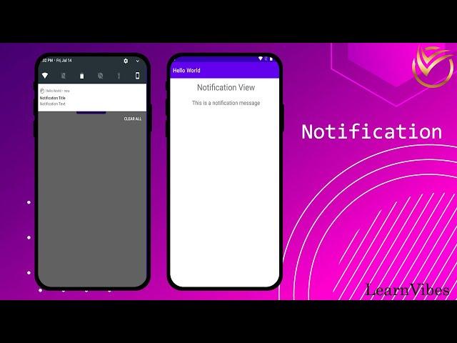Android Studio Tutorial: How to Display & Manage Notifications in Android | #learnvibes #androiddev