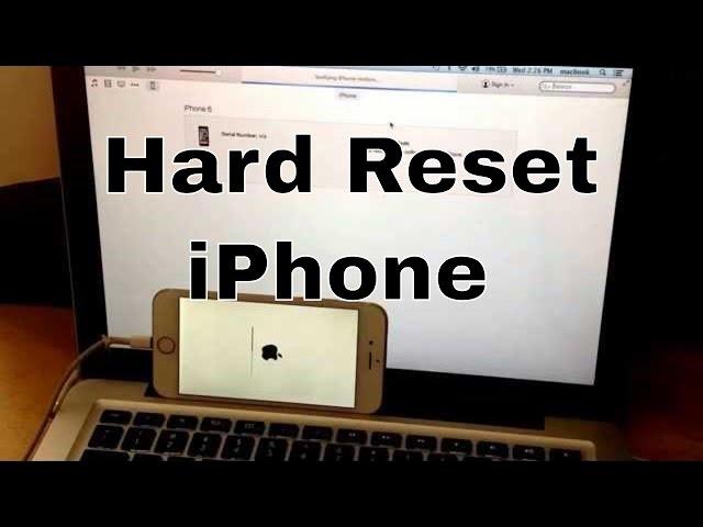 Hard reset iphone 6s/ 6s plus, SE, 6/ 6 / plus, 5s, 5c,5, 4s,4 (reset to factory settings)