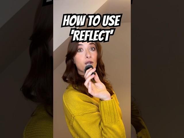 How to use ‘reflect’ in English!   #english #learnenglish #englishvocab #ielts #isl #englishteacher