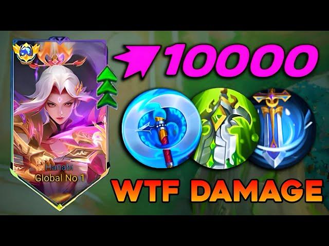 TOP GLOBAL HANABI BEST BURST DAMAGE HACK BUILD FOR 2025!! (please try) - HANABI BEST BUILD 2025!