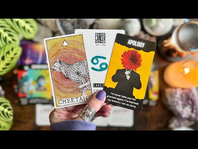 CANCER! You & Them! They are coming towards you with an APOLOGY! ️️️ TIMELESS READING ️️️