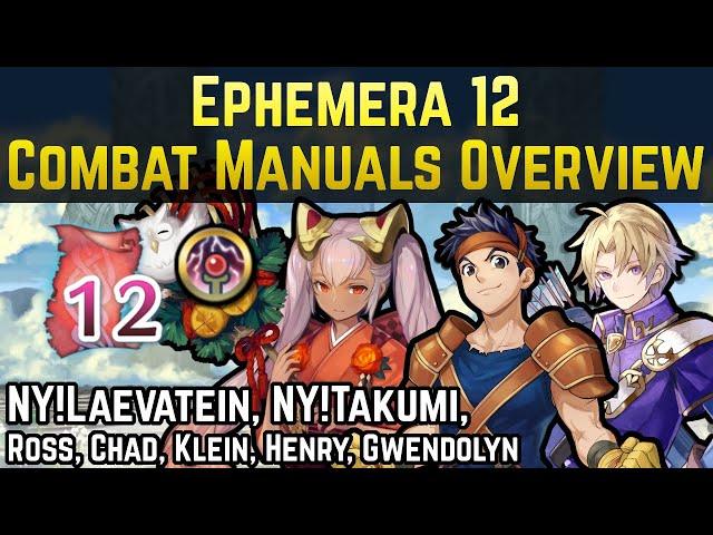 Ephemera 12 Combat Manuals Overview (Free Wrathful Staff!) | Fire Emblem Heroes Guide