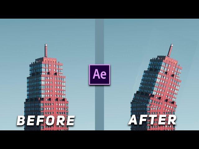 Bend Buildings in After Effects Tutorial || Epic Effects