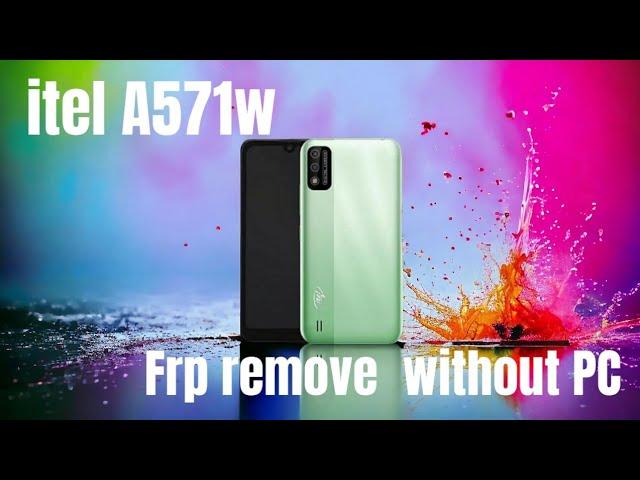 itel A571w frp bypass without pc تخطي حساب كوكل بنجاح