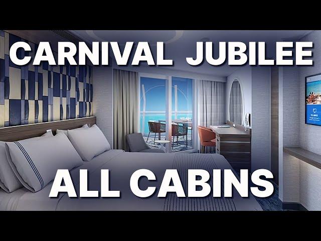 CARNIVAL JUBILEE - ALL CABINS ON BOARD - New Cruise Ship by Carnival Cruise Line