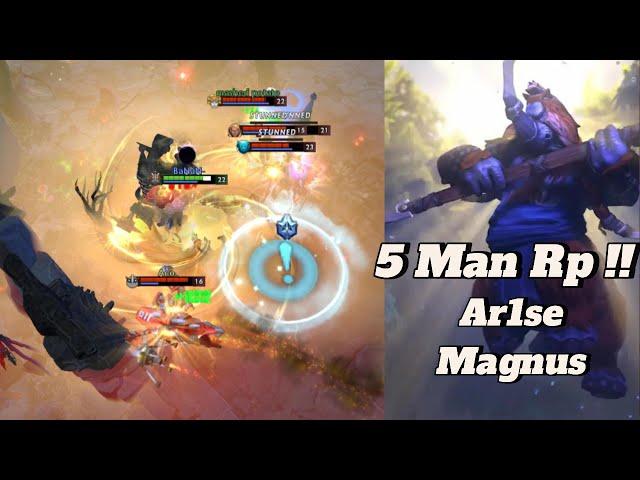 Ar1se Magnus Amazing Game Best Rps Ever And Earthshaker PogChamp Dota 2 Highlights!!