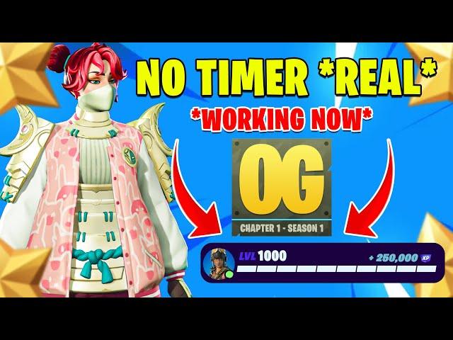 *BEST NO TIMER* OG CHAPTER 6 Fortnite XP GLITCH Map to LEVEL UP FAST in Chapter 6 Season 1!