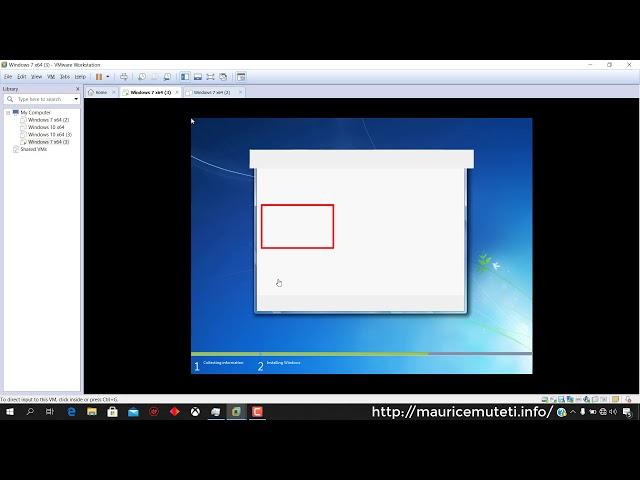 How To Install Windows 7 x64 Bit On VMware® Workstation 12 Pro (Virtual Machine)