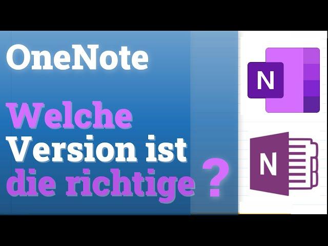 Dein OneNote-Guide: Welche Version passt zu Dir? | 4 Minuten zum Durchblick | Online-Kurs